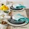 DII® Antique Striped Turquoise Tassel Napkins, 6ct.